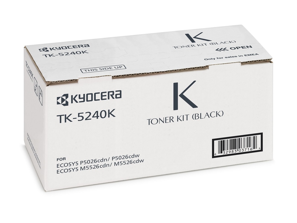 KYOCERA TK-5240K Toner BLACK for ecosys M5526cdn 4K