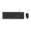 Trust Primo clavier Souris incluse Universel USB AZERTY Belge Noir